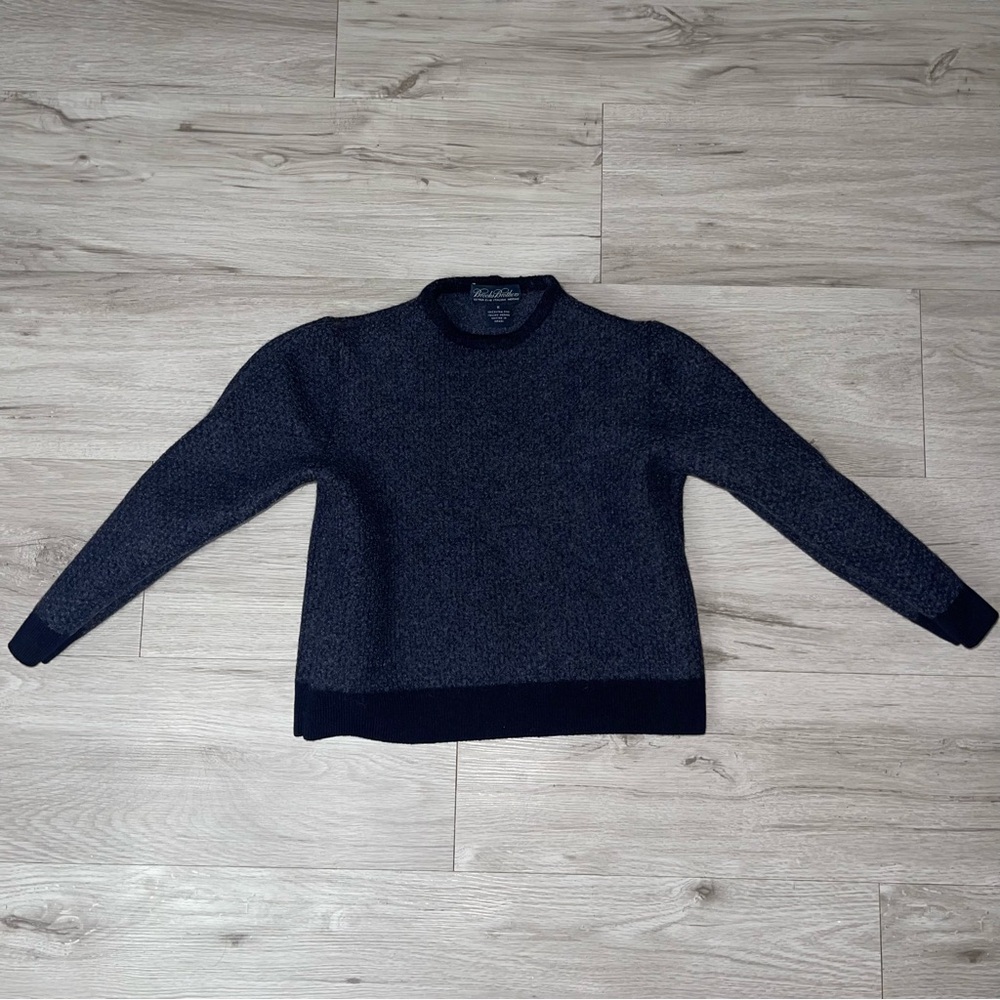 Vintage Brooks Brothers 100% Extra Fine Merino Wool Sweater M Preppy Timeless